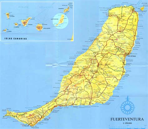 Carte Fuerteventura Carte