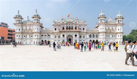 Janaki Hindu Temple in Janakpur Nepal Editorial Photo - Image of ...