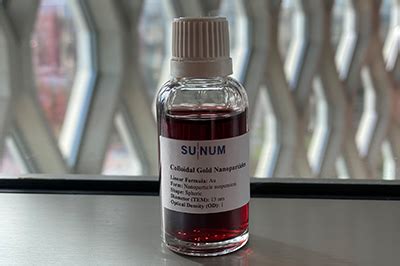 SUNUM E Store Gold Nanoparticles 100 Nm Diameter OD1