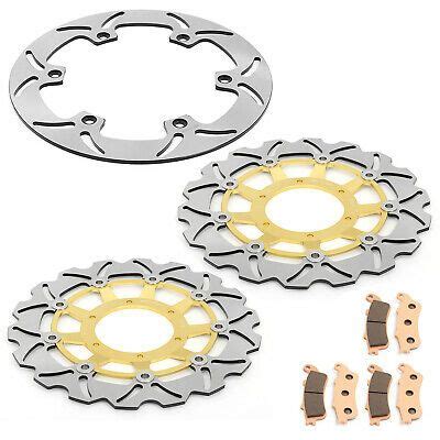 Front Rear Brake Rotors Discs Pads For Honda VTX1800R VTX 1800 C F N S