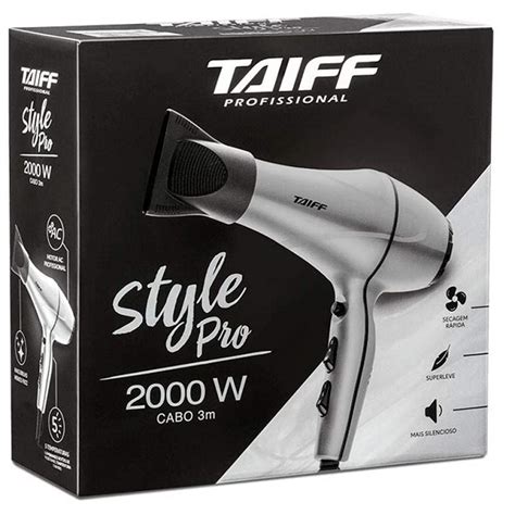 Taiff Secador De Cabelo Style Pro W V Cinza