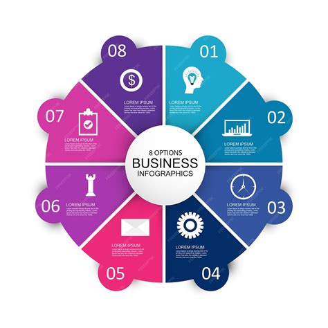 Premium Vector Circular Diagram Infographic Template