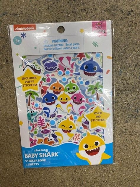 Pinkfong Shark Stickers | Mercari