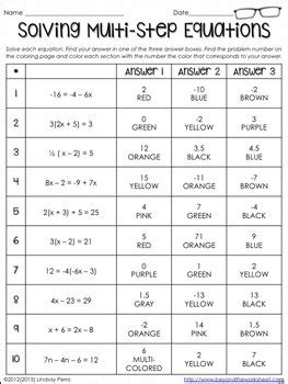 Middle School Math Coloring Pages Bundle by Lindsay Perro | TpT