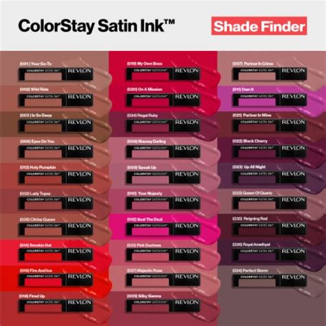 Revlon Colorstay Satin Ink Liquid Lipstick Regal Ruby Ct Kroger