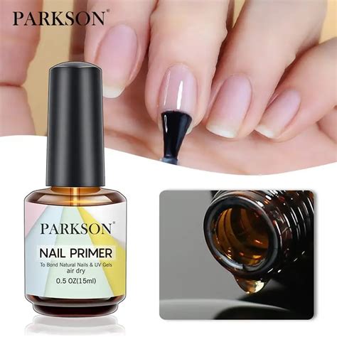 Parkson 15ml Fast Dry Nail Primer Base Cleaning Agents Balancing