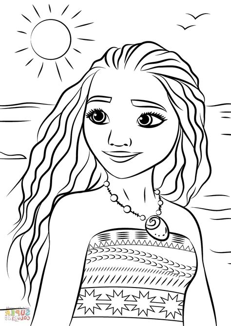 Coloriage M Re Nature Moana Disney Coloring Pages Colouring Sheets ...