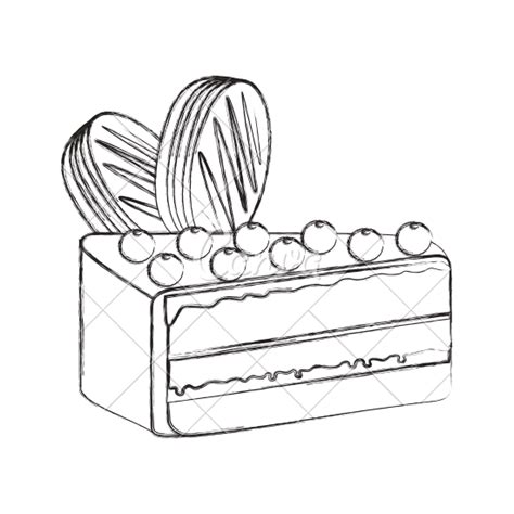 Cake Slice Drawing At Getdrawings Free Download