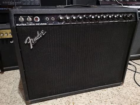 Fender Super Twin Reverb Blackface 180 Watt 6 Valvole 6l6 Reverb