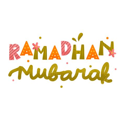 Ramadan Mubarak Hd Transparent Font Art Ramadan Mubarak Hand Drawn