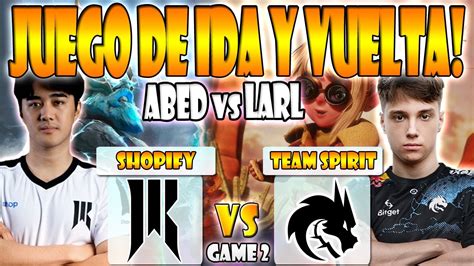 TEAM SPIRIT VS SHOPIFY REBELLION BO3 GAME 2 ARTEEZY ABED VS YATORO