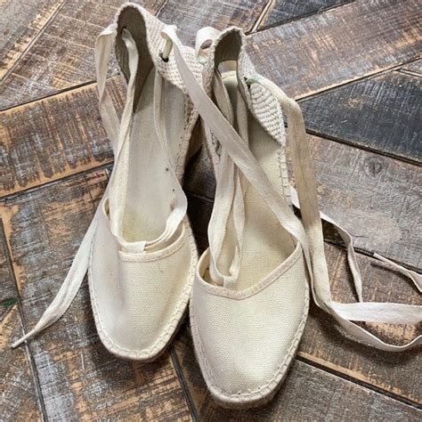 Andre Assous Shoes Andre Assous Espadrilles In Natural With Ribbon