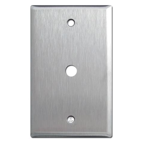 Cable Wall Plate With 38 Opening Spec Grade Stainless Steel