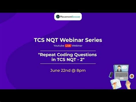 TCS Ninja NQT Repeat Coding Questions Part 2 YouTube