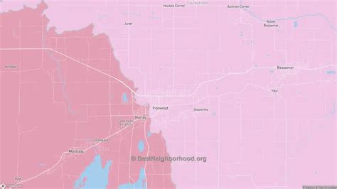 Ironwood, MI Political Map – Democrat & Republican Areas in Ironwood ...