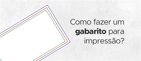 Como Fazer Um Gabarito Para Impress O Futuraim