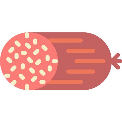 Salami Basic Miscellany Flat Icon