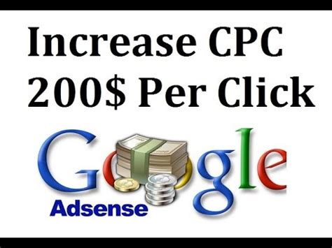 Increase Google Adsense CPC Up To 200 Per Clicl And 1500 Per Day Earn