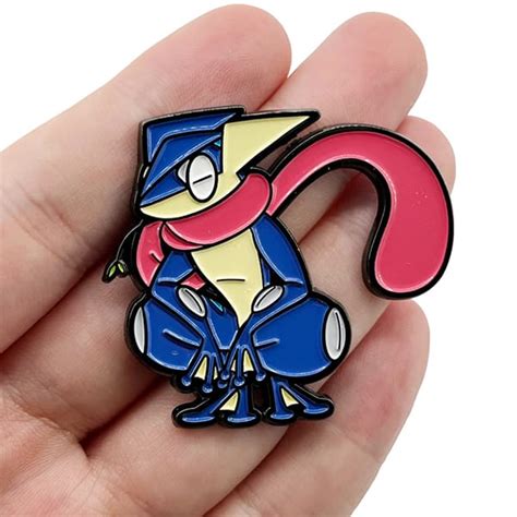 Huy hiệu pin cài áo kim loại Pokemon Greninja Gekkouga Ếch nShop