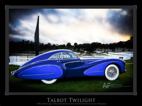 Talbot Lago T By Saoutchik At Pebble Beach