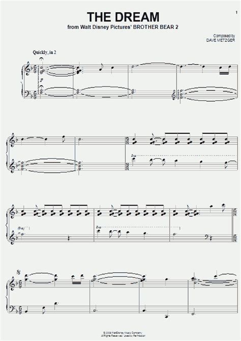 The Dream Piano Sheet Music | OnlinePianist