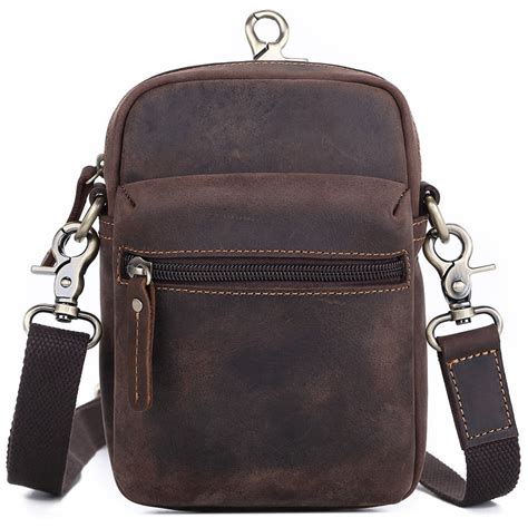 Factory Direct New Multifunctional Leather Mens Shoulder Bag Diagonal