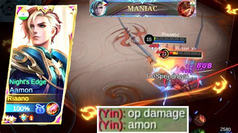 Aamon Most Satisfying Outplay Maniac 😱 Mobile Legends Bang Bang 🔥