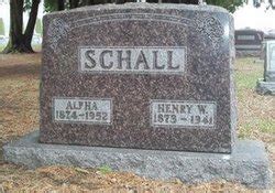 Henry W Schall 1873 1941 Mémorial Find a Grave