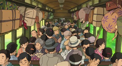 Generaci N Ghibli On Twitter Escenariosghibli Multitud En El Tren