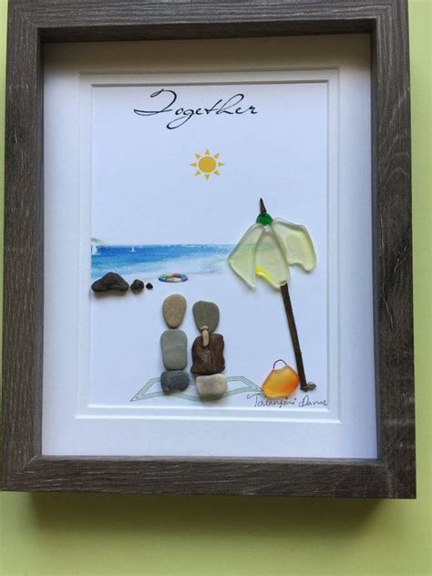 Beach Pebble Art Etsy Sea Glass Art Projects Sea Glass Art Diy Pebble Art