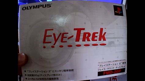 Test Playstation 2 Olympus Eye Trek Fmd 20 Demonstration Youtube