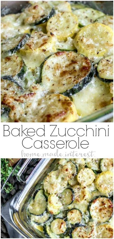 Cheesy Baked Zucchini Casserole {keto} Recipe Veggie Dishes