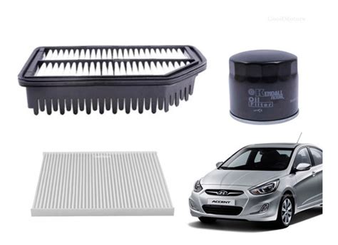 Kit Filtro Aceite Aire Polen Hyundai Accent Rb 1 4 2013 2020 Cuotas