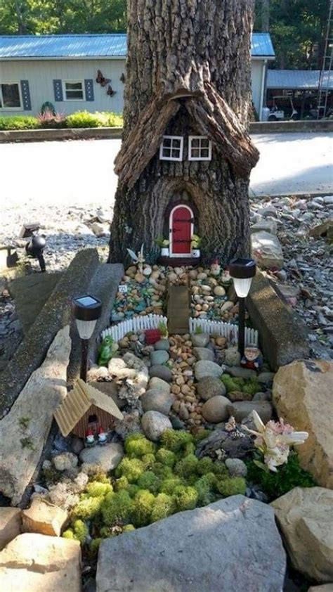 Tree Stump Ideas For Magical Fairy Garden