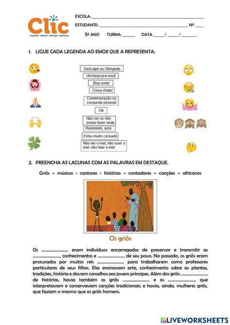 2002401 Clic História Atividades Sobre