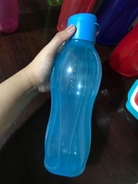 Botol Minum Tupperware Tempat Minum 1 Liter Biru Kitchen Appliances