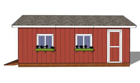 12×24 Storage Shed Plans Front View Myoutdoorplans