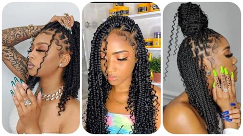 Goddess Braids Hairstyles For Black Women Tik Tok Youtube