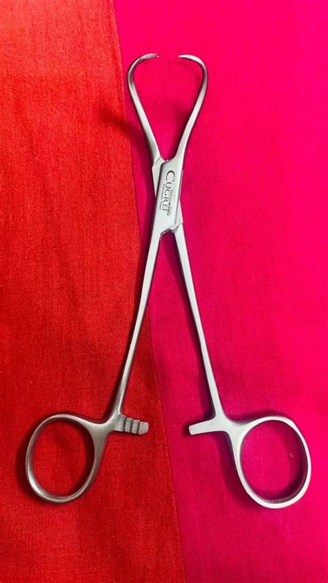 Cugret Stainless Steel Inch Backhaus Towel Forcep For Surgical