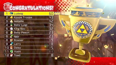 Mario Kart 8 Deluxe Triforce Cup 3 Star Rank Youtube