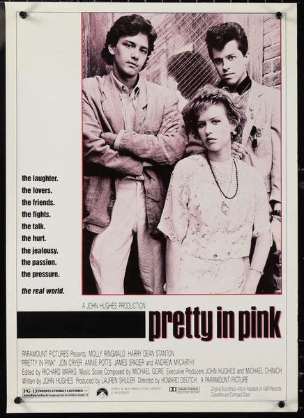 Pretty In Pink Vintage U S Movie Poster