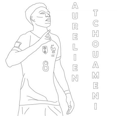 Dibujos De Real Madrid Aur Lien Tchouam Ni Para Colorear Para Colorear