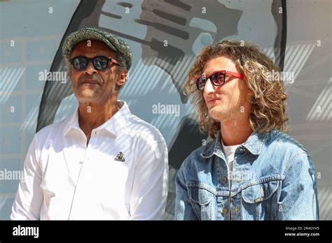 Paris France Th Mai Yannick Noah Joalukas Noah Assiste L