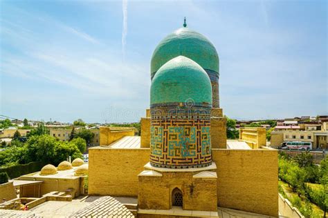 The Ancient Mausoleum Of Shakh I Zinda The Tomb Of Living King During