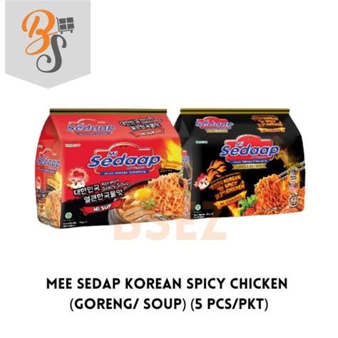 Mee Sedap Korean Spicy Chicken Goreng Soup 5 Pcspkt Shopee Malaysia