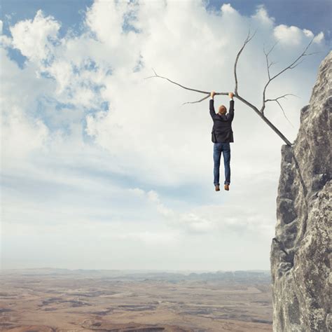 Man Hanging From Cliff Corporate Compliance Insights