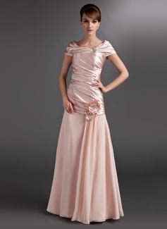 A Line Princess Off The Shoulder Floor Length Chiffon Charmeuse Mother