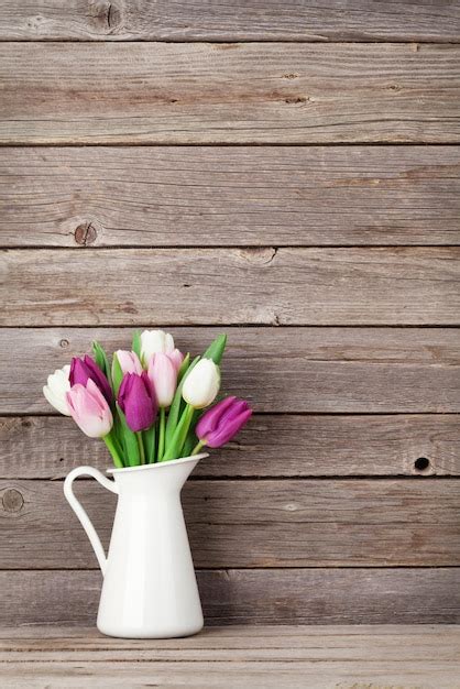 Premium Photo | Colorful tulips bouquet