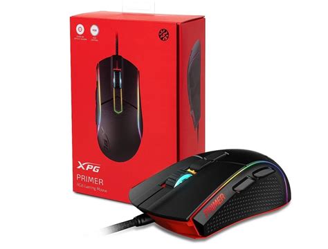 Mouse Xpg Primer Gaming Sensor Hasta 12000 Dpi Iluminacion Rgb Con 3