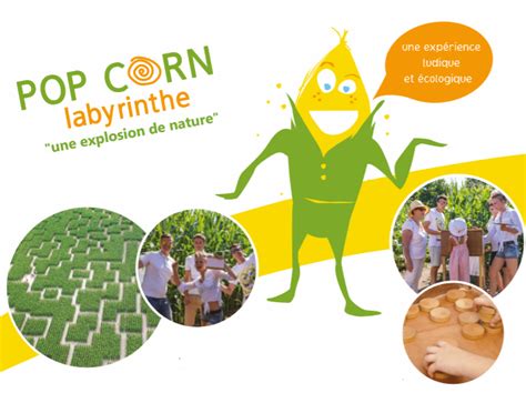 Pop Corn Labyrinthe Val DEurope Samuser En Famille En Plein Air